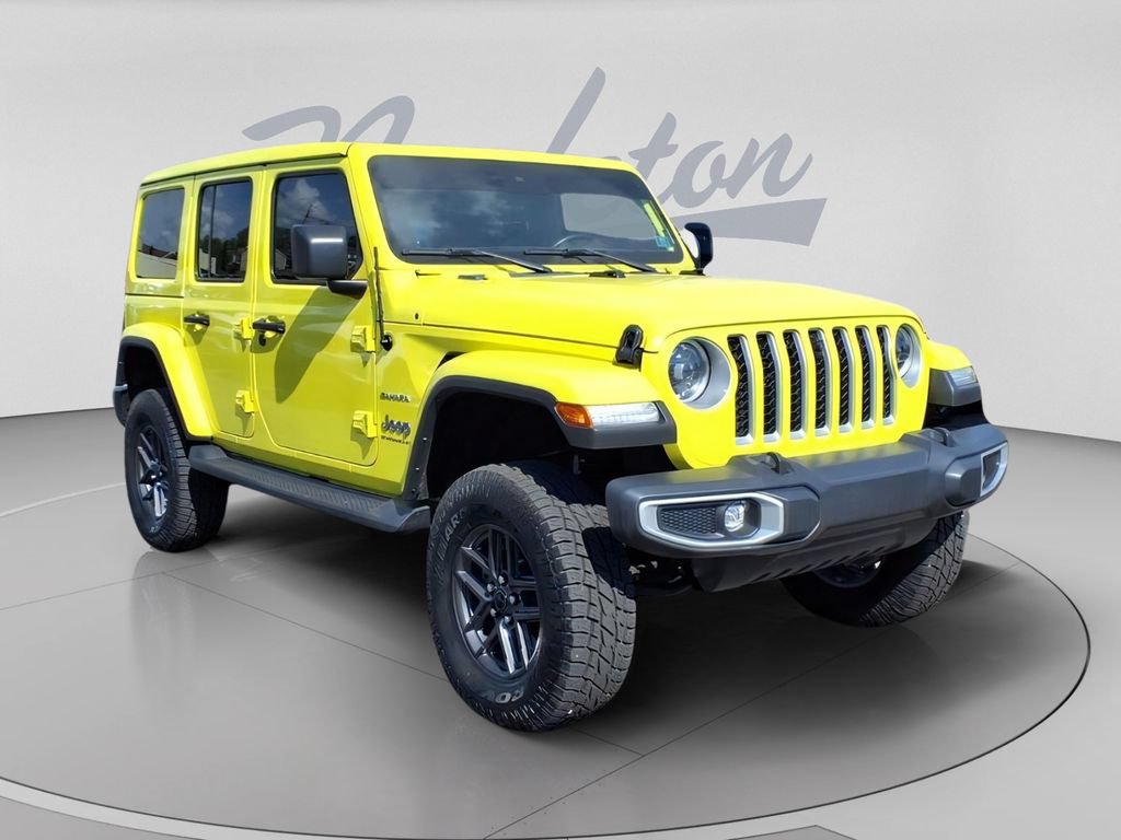 Certified 2023 Jeep Wrangler Unlimited Sahara w/ LED Lighting Group AWD/4WD image 1