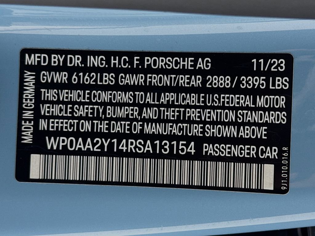 Certified 2024 Porsche Taycan RWD image 36