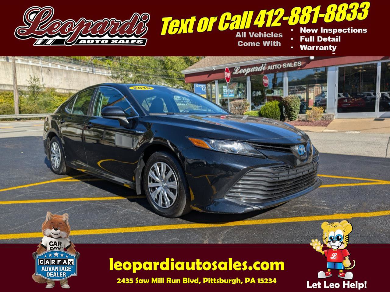 Used 2019 Toyota Camry LE