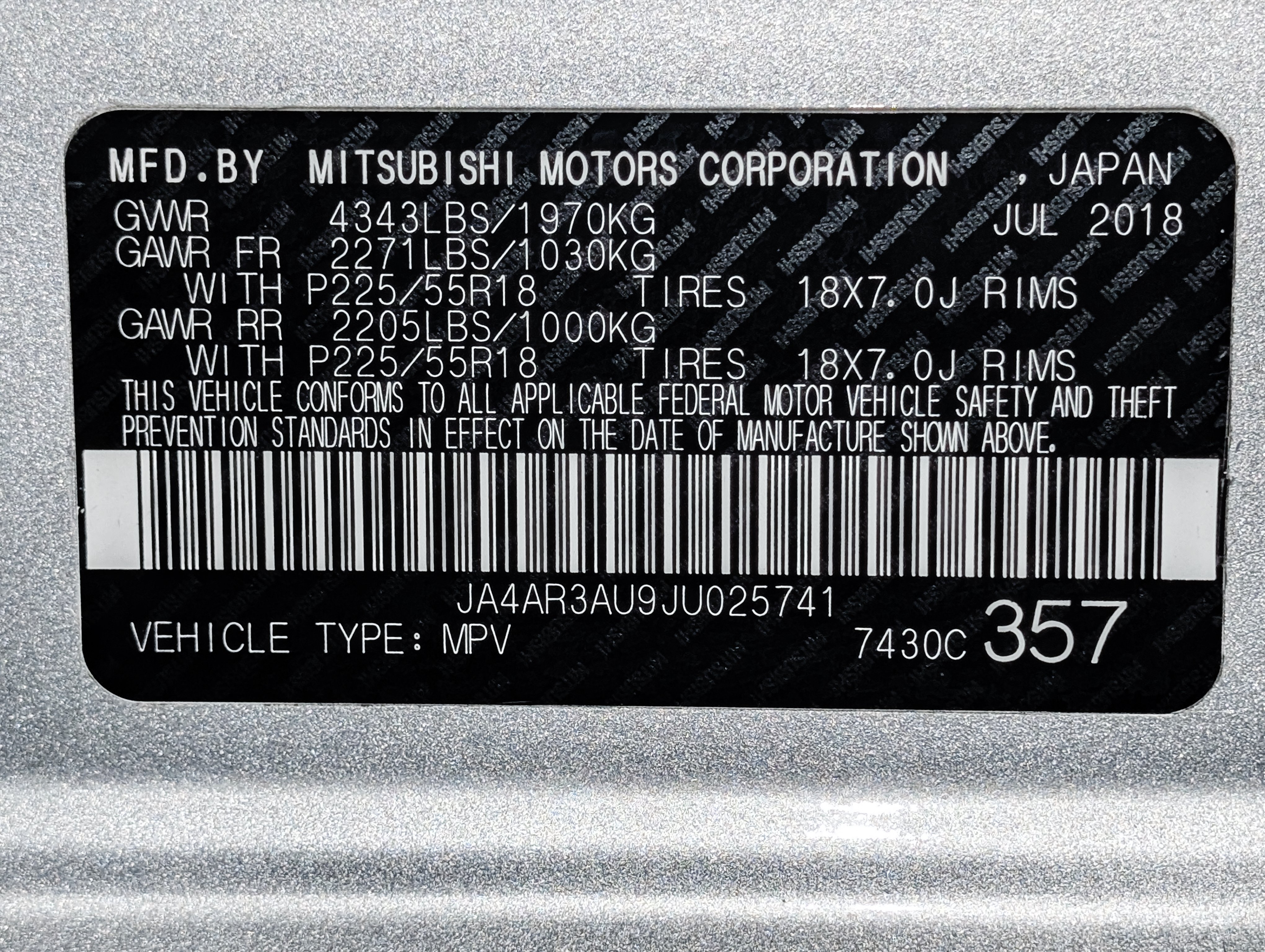Used 2018 Mitsubishi Outlander Sport ES AWD/4WD image 48