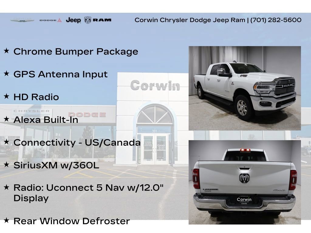 Used 2024 RAM 2500 Laramie w/ Chrome Bumper Package image 15