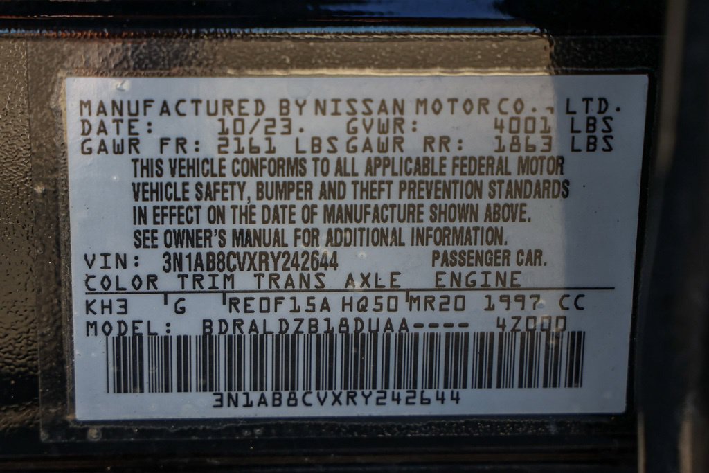 Used 2024 Nissan Sentra SV w/ All-Weather Package FWD image 34