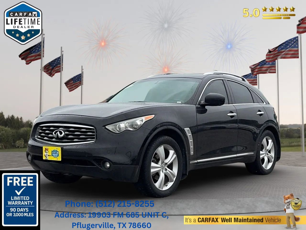Used 2010 INFINITI FX35 AWD w/ Navigation Pkg