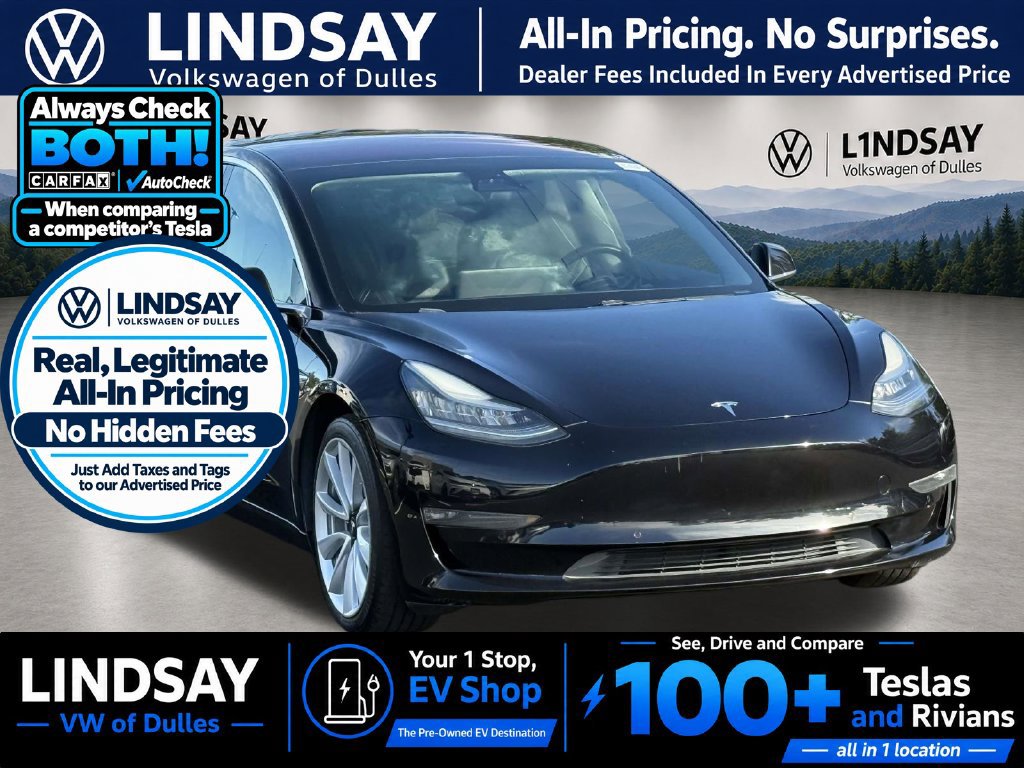 Used 2018 Tesla Model 3 Long Range AWD/4WD image 1