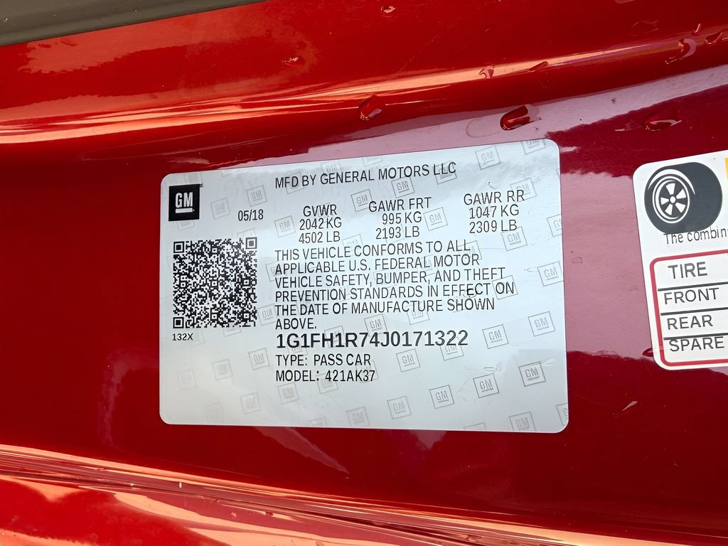 Used 2018 Chevrolet Camaro SS RWD image 39