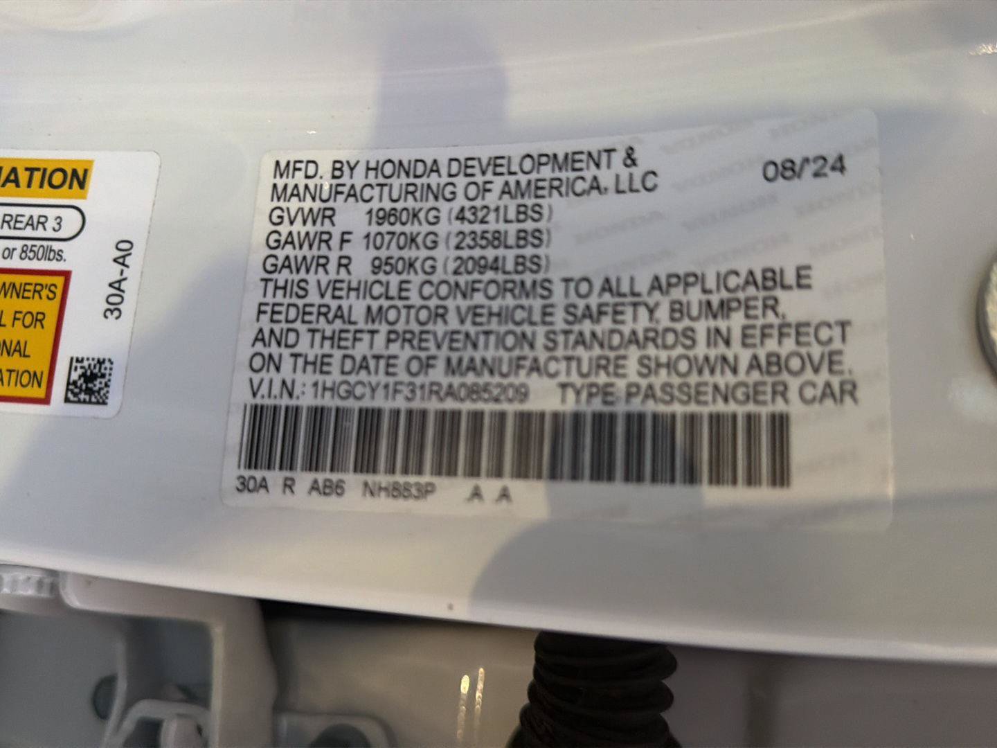 Used 2024 Honda Accord EX image 42