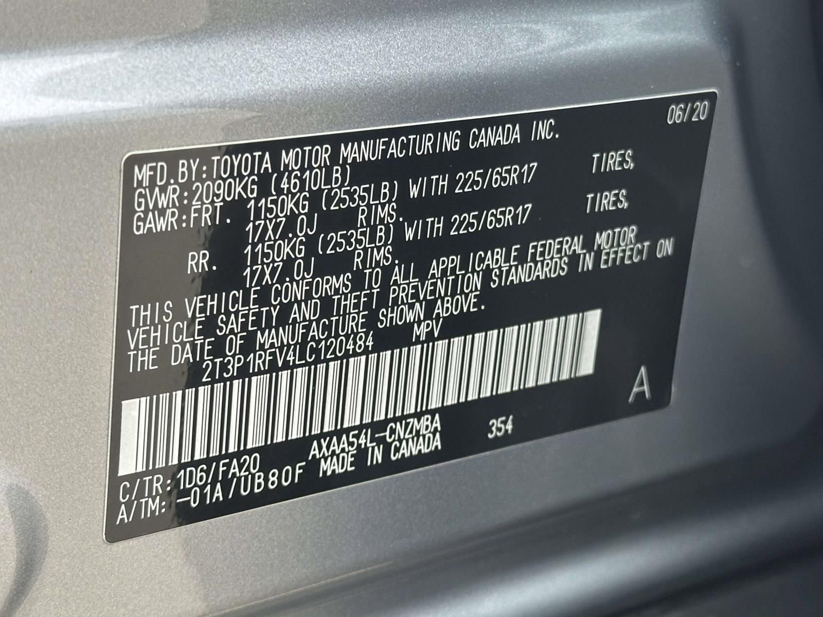 Used 2020 Toyota RAV4 XLE w/ All Weather Liner Package image 25