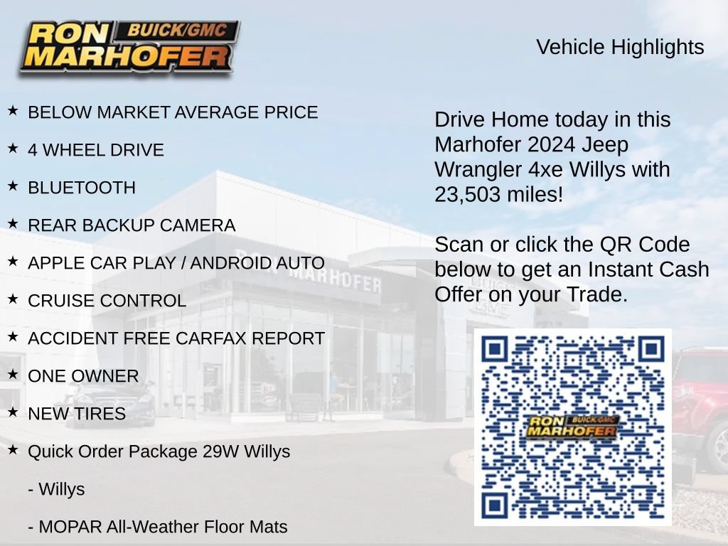 Used 2024 Jeep Wrangler Unlimited AWD/4WD image 14