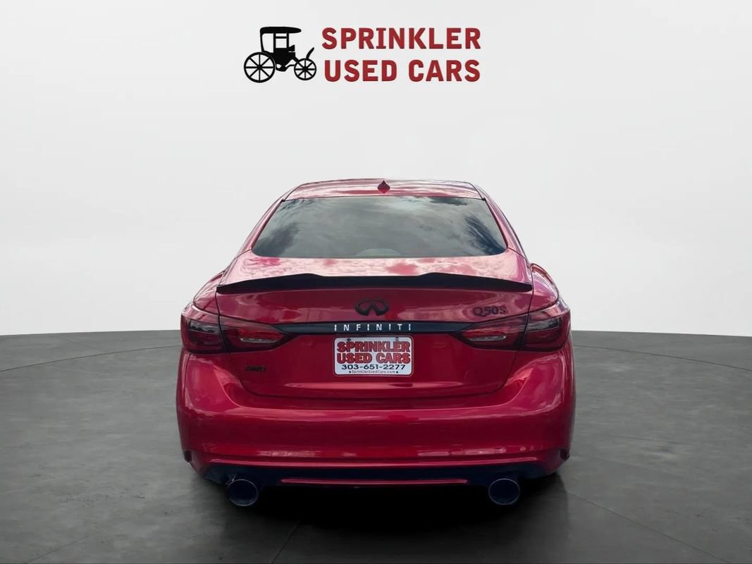 Used 2019 INFINITI Q50 Red Sport 400 w/ All Weather Package (L93) AWD/4WD image 5