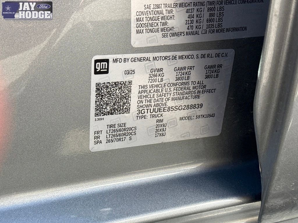 Used 2025 GMC Sierra 1500 AT4 w/ AT4 Premium Package AWD/4WD image 34
