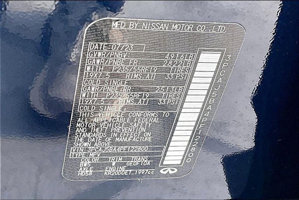 Used 2023 INFINITI QX50 Luxe image 18