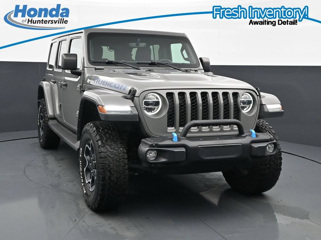 Used 2022 Jeep Wrangler Unlimited Rubicon 4xe w/ Steel Bumper Group AWD/4WD image 1