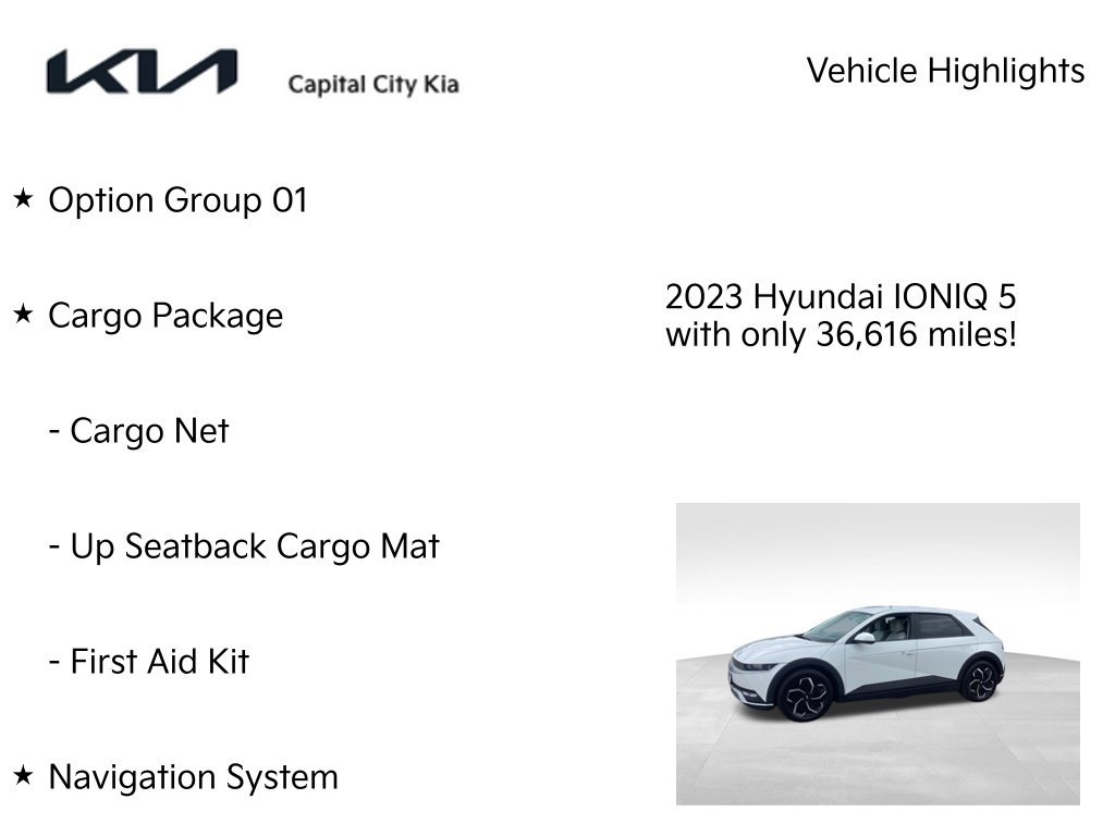 Used 2023 Hyundai Ioniq 5 SEL w/ Cargo Package AWD/4WD image 8