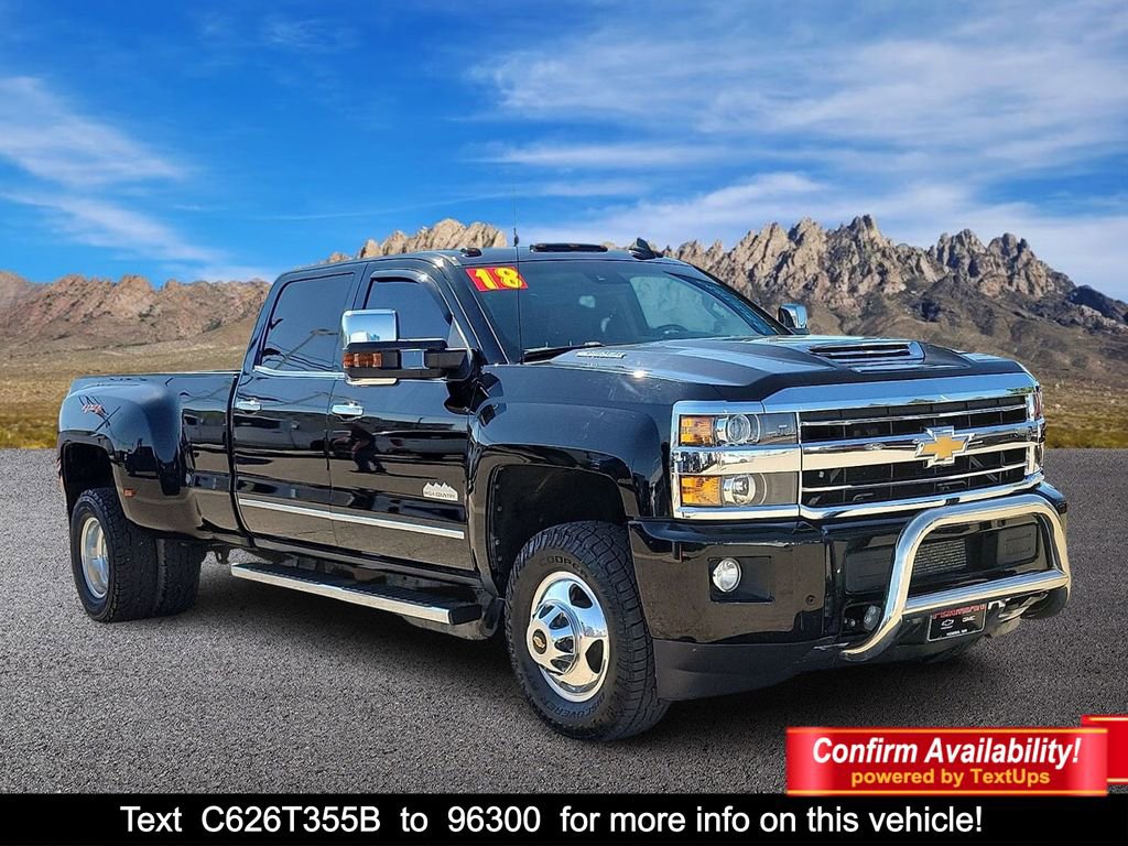 Used 2018 Chevrolet Silverado 3500 High Country w/ Duramax Plus Package AWD/4WD image 1