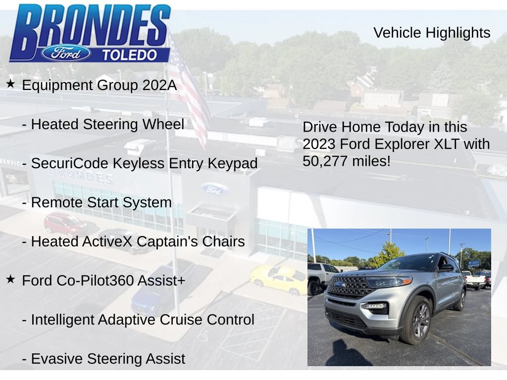 Used 2023 Ford Explorer XLT w/ Equipment Group 202A AWD/4WD image 12
