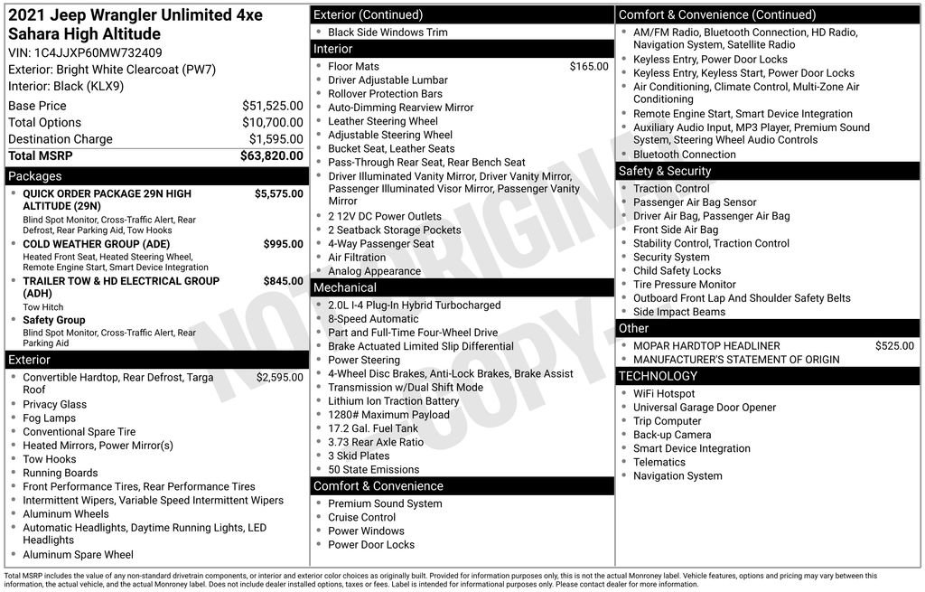 Used 2021 Jeep Wrangler Unlimited Sahara image 21