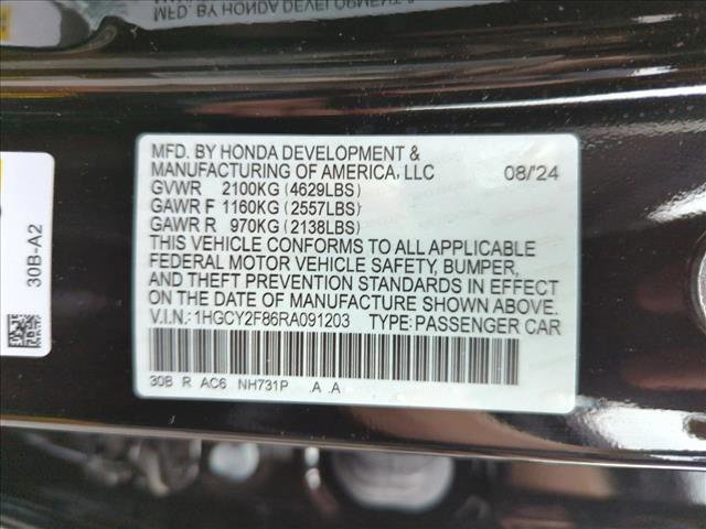 Certified 2024 Honda Accord Touring image 15
