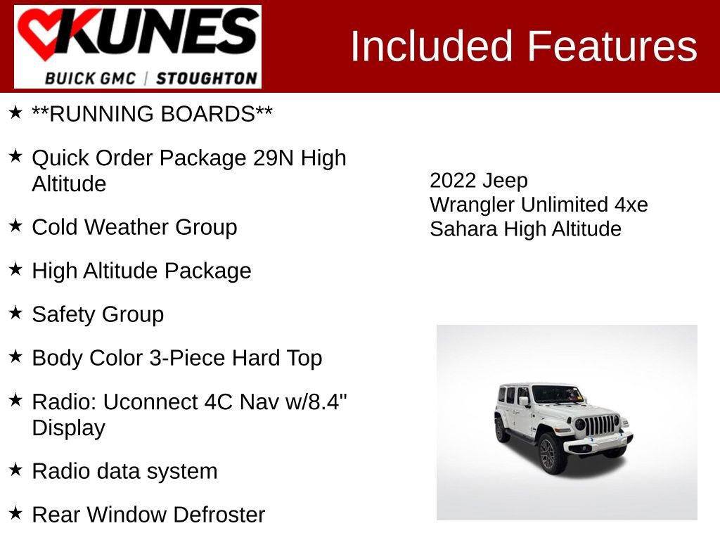 Used 2022 Jeep Wrangler Unlimited Sahara AWD/4WD image 3