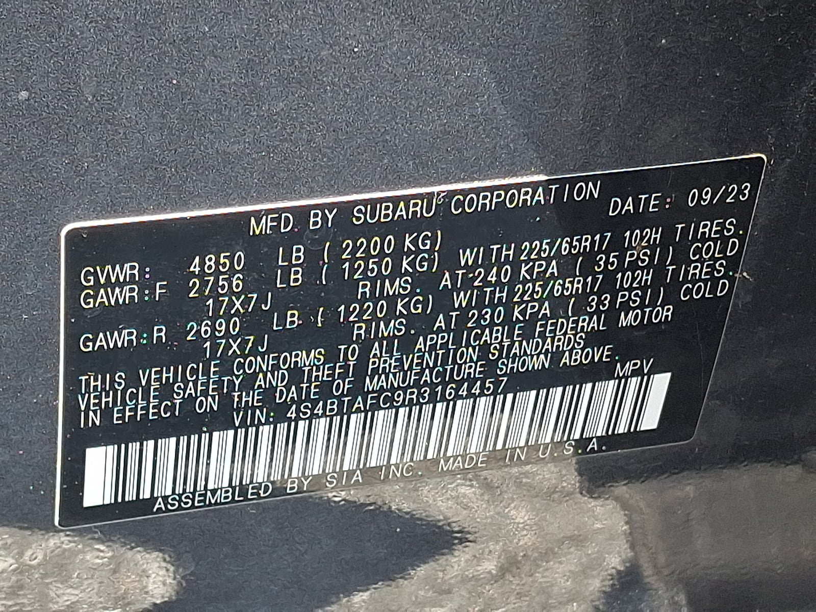 Certified 2024 Subaru Outback Premium AWD/4WD image 25