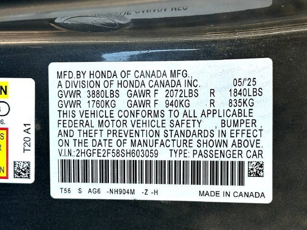 Used 2025 Honda Civic Sport image 32