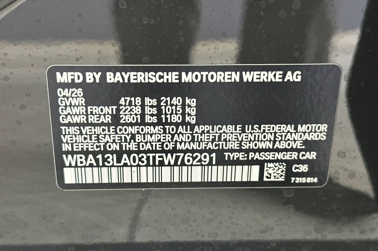 New 2026 BMW 330i Sedan w/ M Sport Package RWD image 19