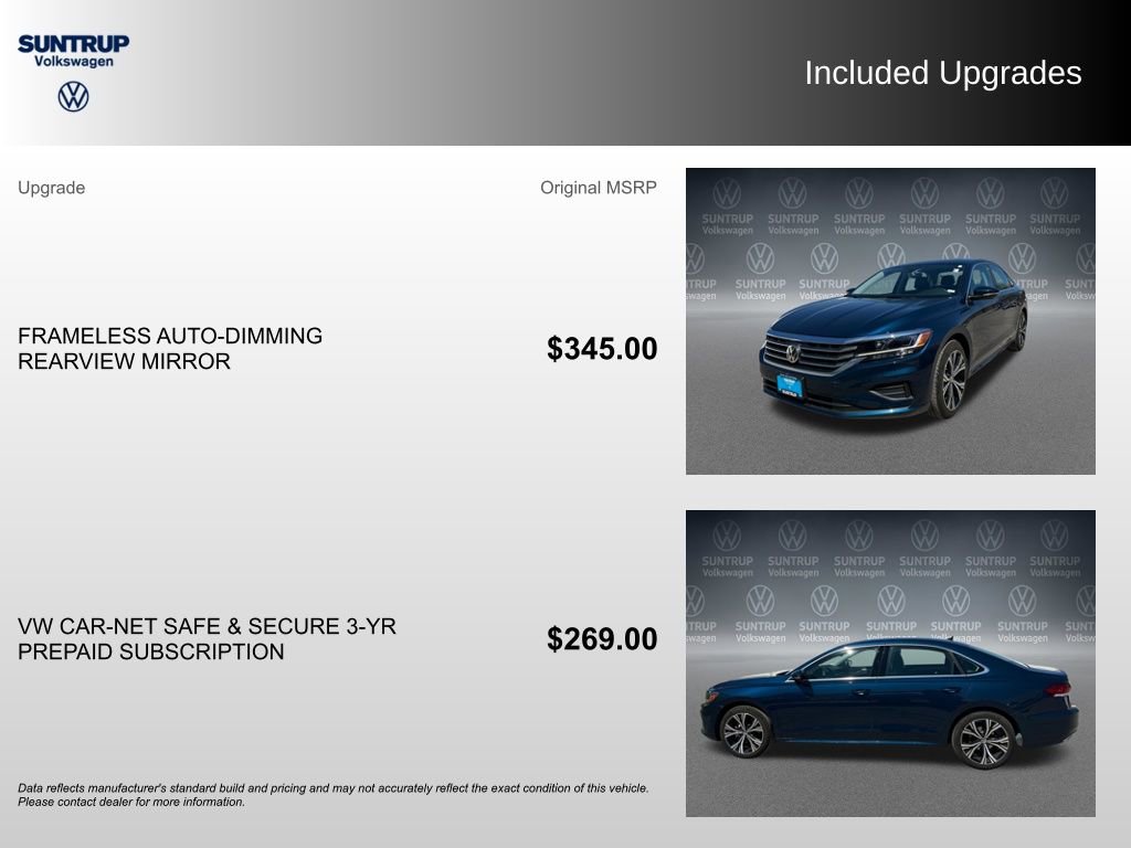 Used 2022 Volkswagen Passat 2.0T SE image 2