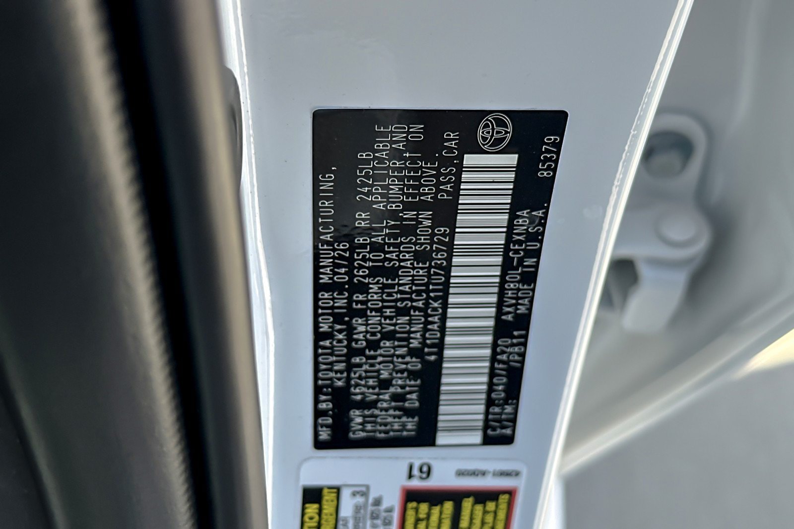 Used 2026 Toyota Camry LE FWD image 26