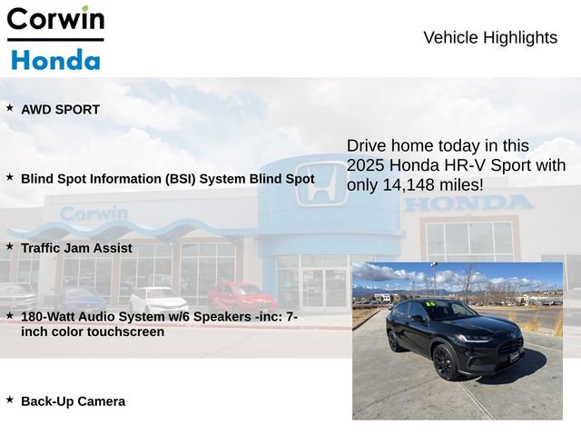 Used 2025 Honda HR-V Sport image 6