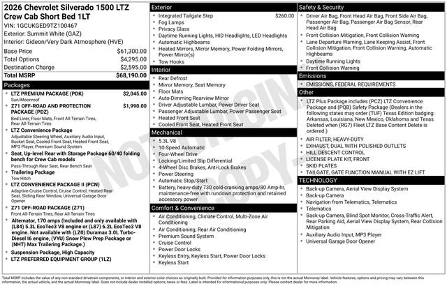 New 2026 Chevrolet Silverado 1500 LTZ w/ LTZ Premium Package video 2