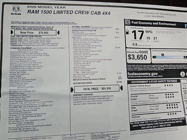 New 2026 RAM 1500 Limited image 18