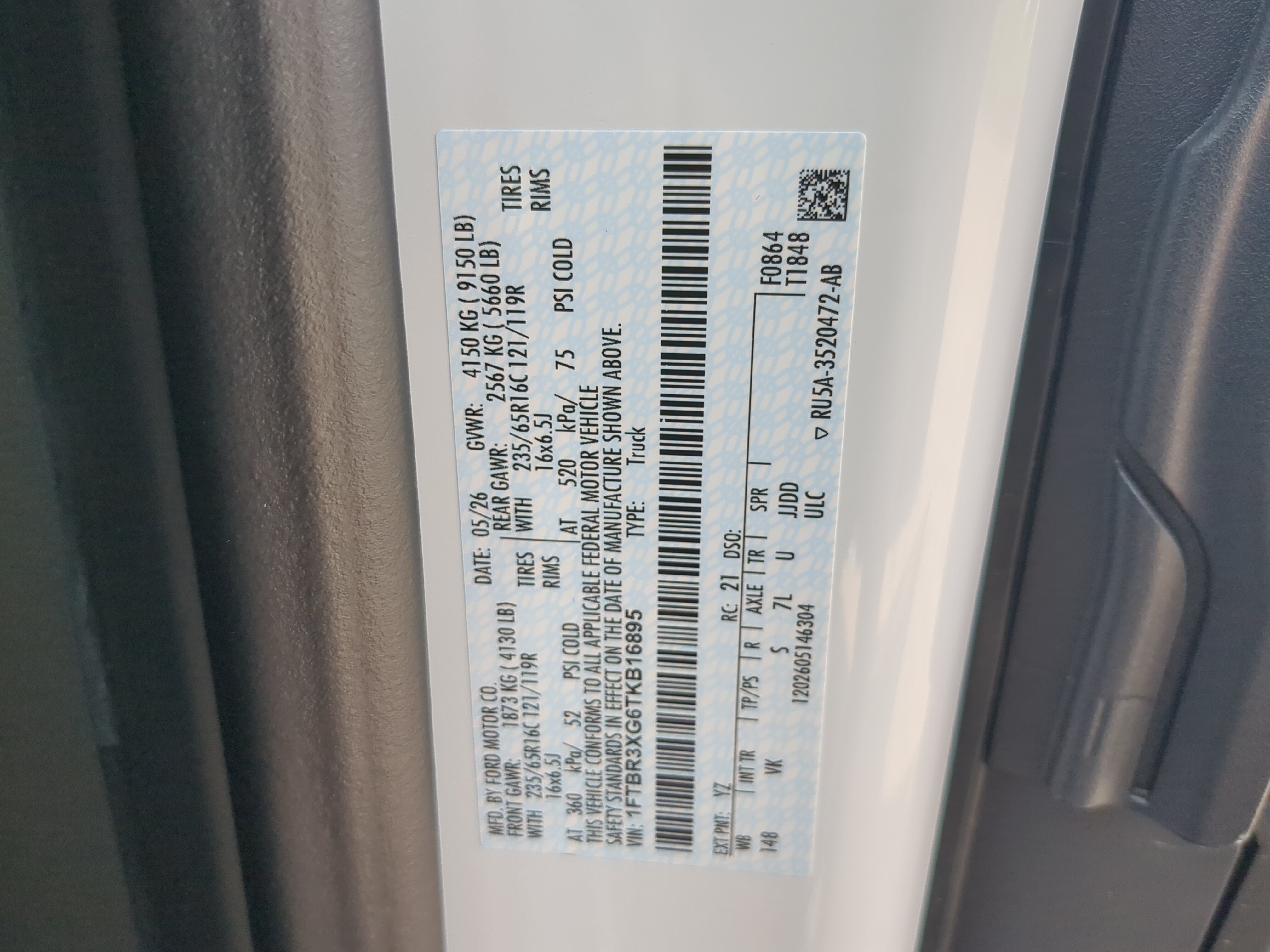 New 2026 Ford Transit 250 148 High Roof Extended RWD image 24