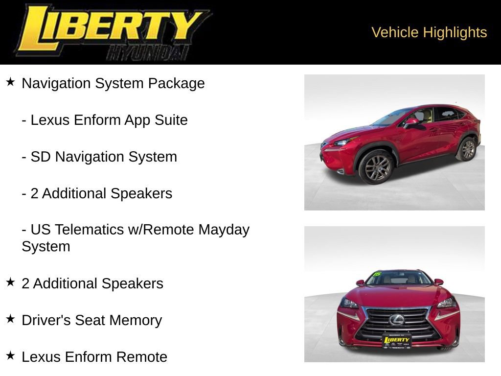 Used 2015 Lexus NX 200t AWD image 9