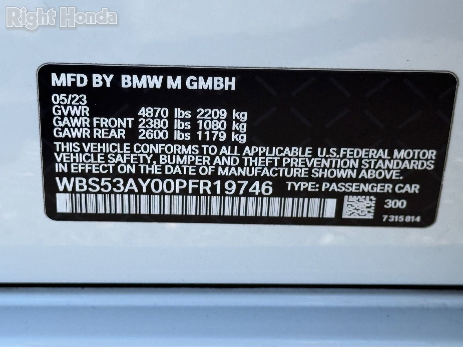Used 2023 BMW M3 w/ Parking Assistance Package image 39