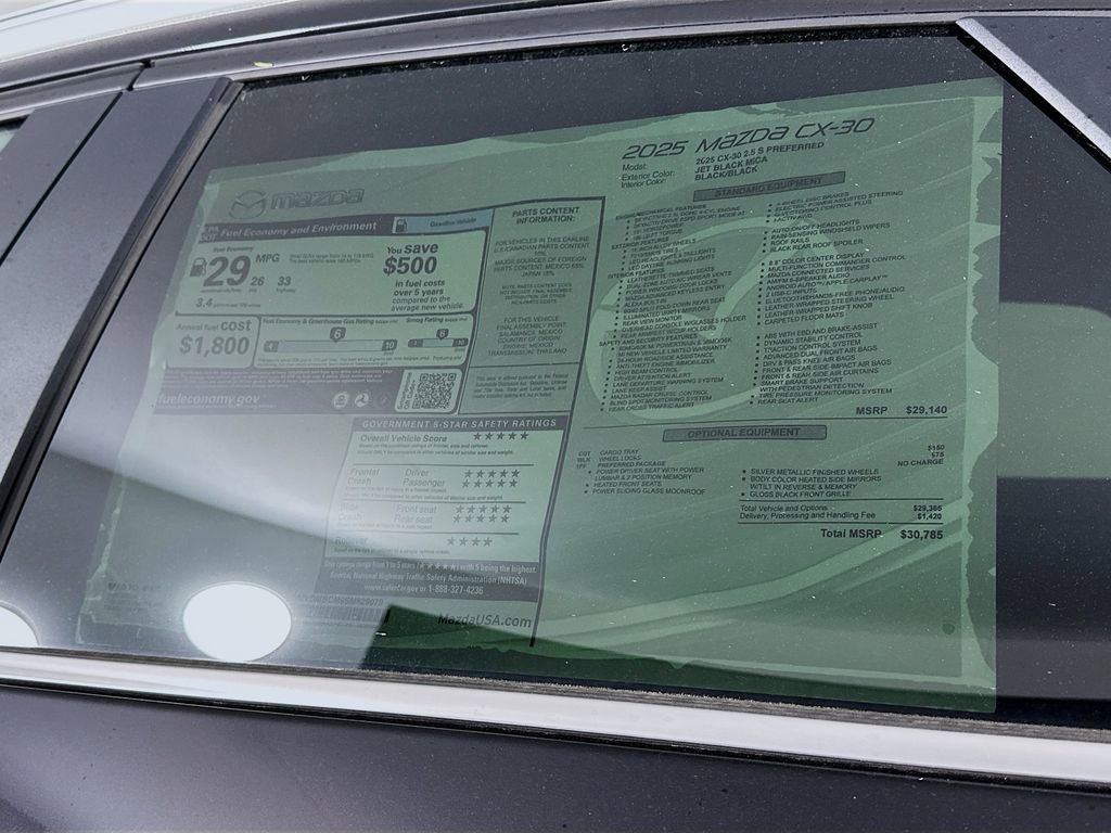 New 2025 MAZDA CX-30 AWD 2.5 S w/ Preferred Package image 12