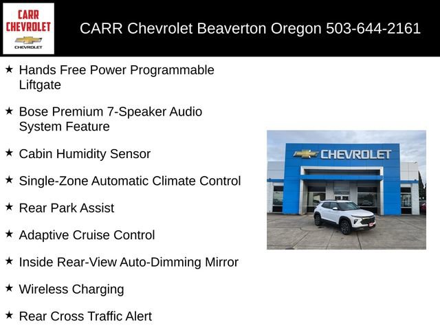 New 2025 Chevrolet TrailBlazer ACTIV w/ Convenience Package image 22