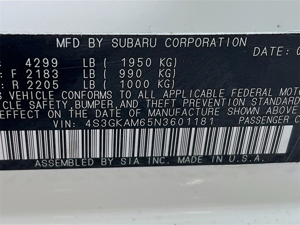 Used 2022 Subaru Impreza 2.0i Sport image 37