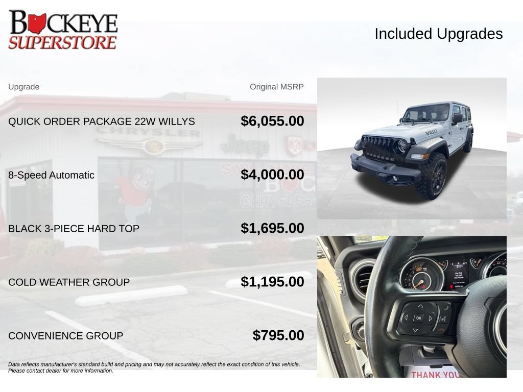 Certified 2022 Jeep Wrangler Unlimited Sport AWD/4WD image 9