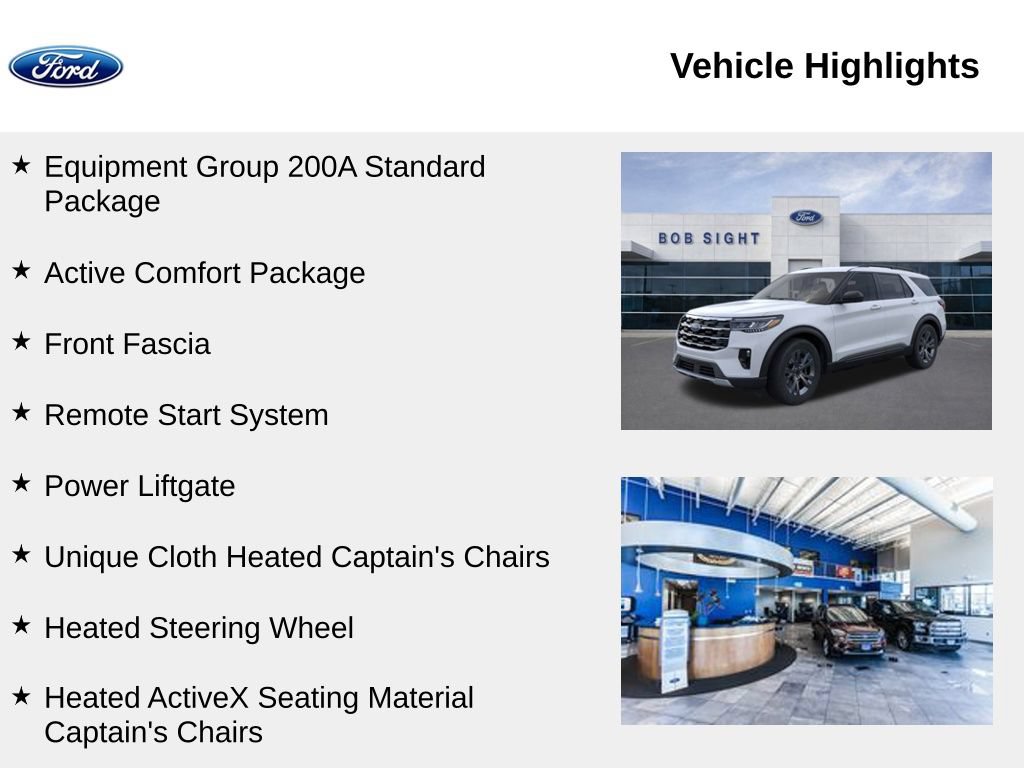 New 2026 Ford Explorer Active w/ Active Comfort Package AWD/4WD image 2