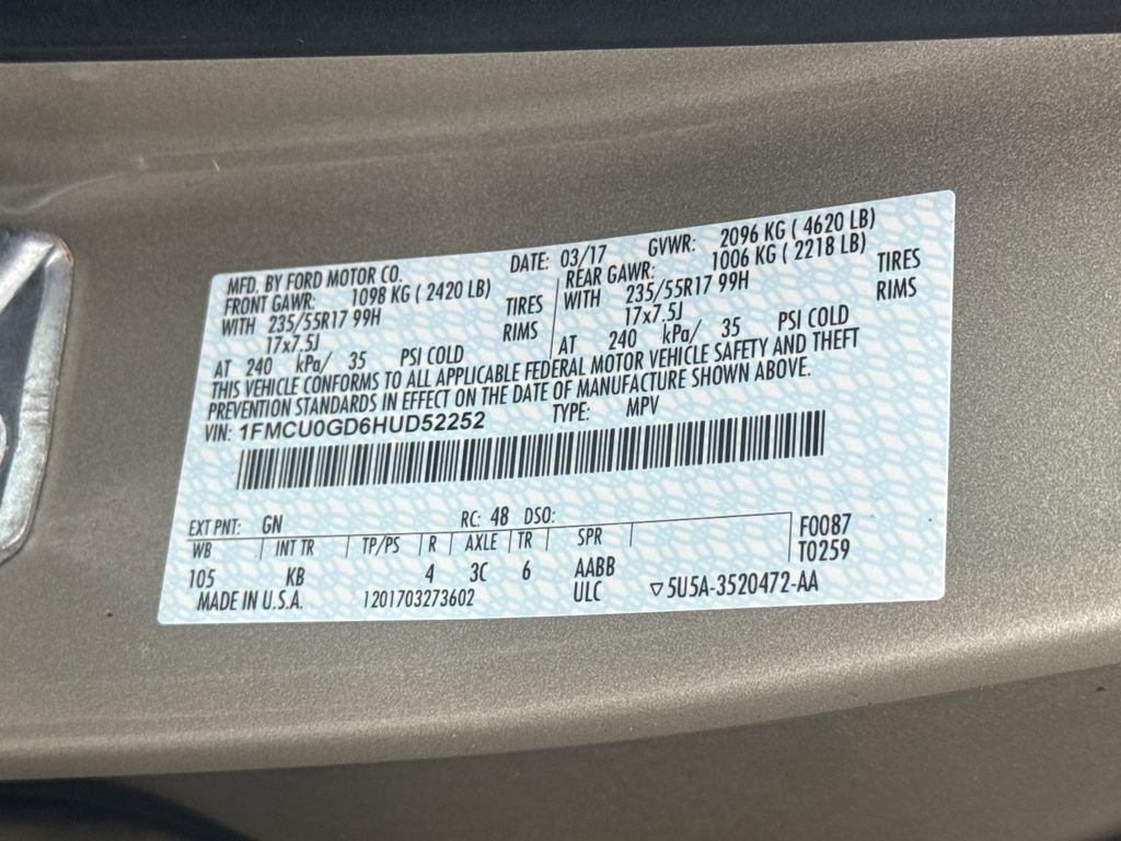 Used 2017 Ford Escape SE FWD image 27