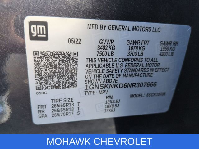 Used 2022 Chevrolet Tahoe LT image 35