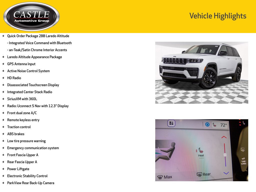 New 2026 Jeep Grand Cherokee Altitude AWD/4WD image 12