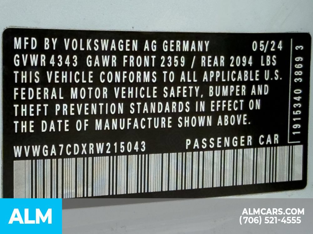 Used 2024 Volkswagen GTI S FWD image 20