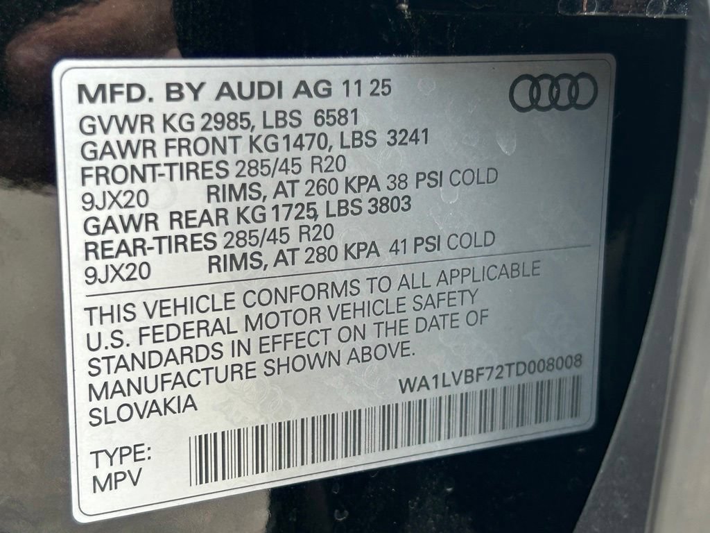 Used 2026 Audi Q7 3.0T Premium Plus w/ Premium Plus Package AWD/4WD image 60