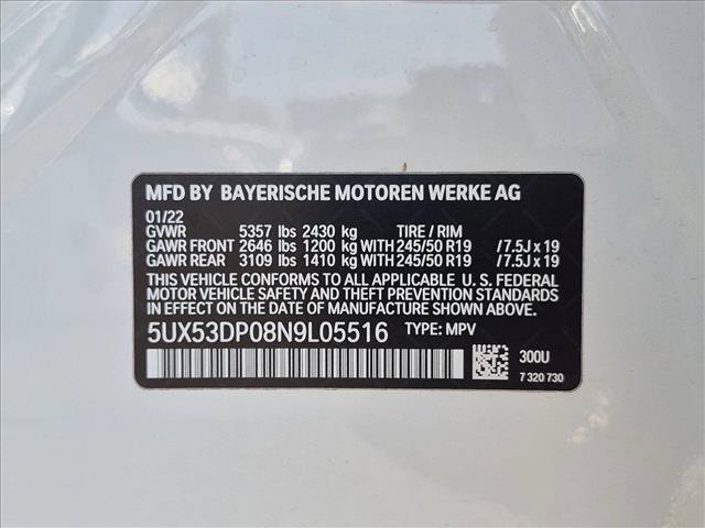 Used 2022 BMW X3 xDrive30i w/ Convenience Package AWD/4WD image 26