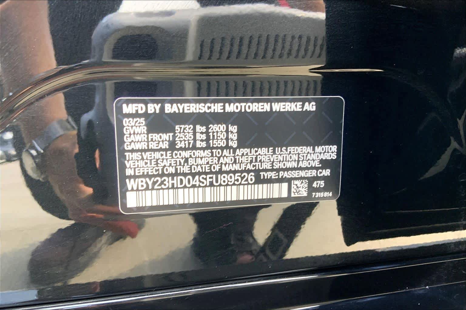Certified 2025 BMW i4 eDrive40 w/ M Sport Package RWD image 34