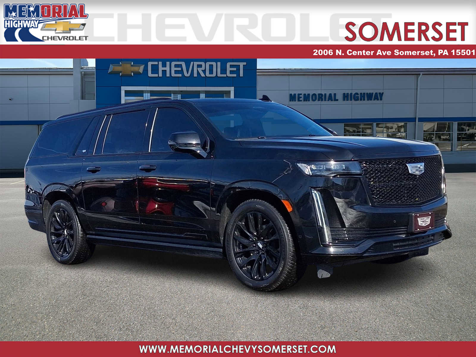 Used 2021 Cadillac Escalade ESV Sport Platinum w/ LPO, ONYX Package image 1