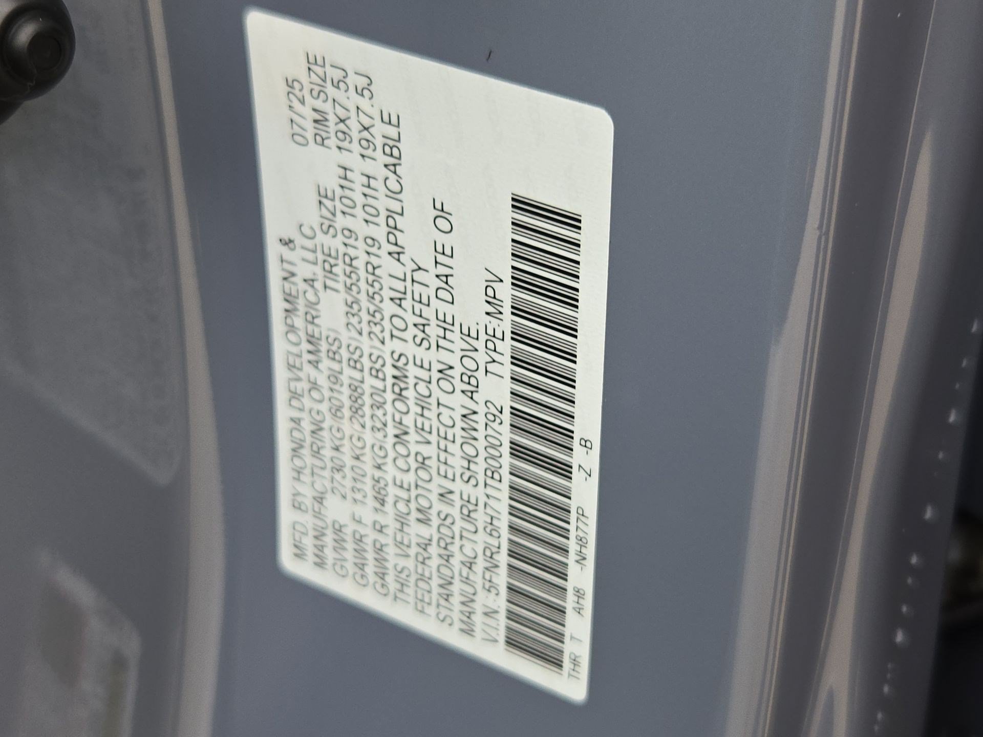Certified 2026 Honda Odyssey Sport-L image 34