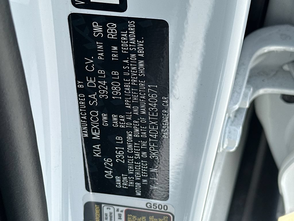 New 2026 Kia K4 FWD image 26