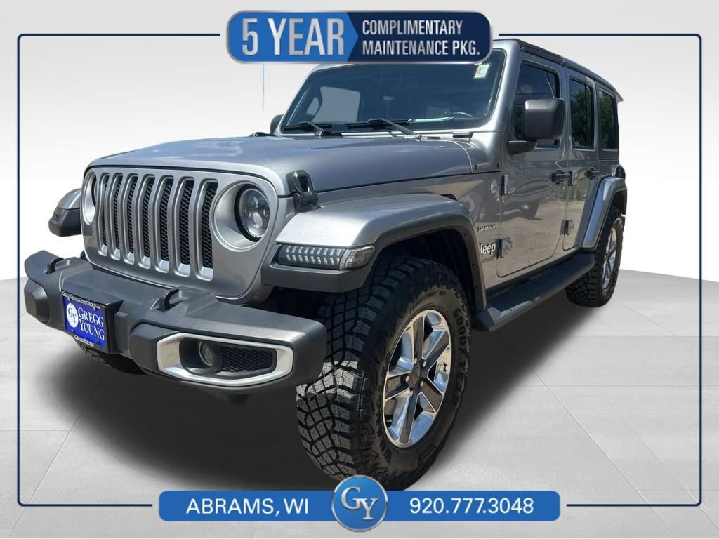 Used 2019 Jeep Wrangler Unlimited Sahara w/ Safety Group AWD/4WD image 1