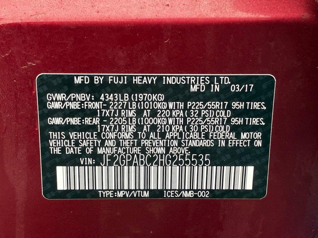 Used 2017 Subaru Crosstrek 2.0i Premium image 16